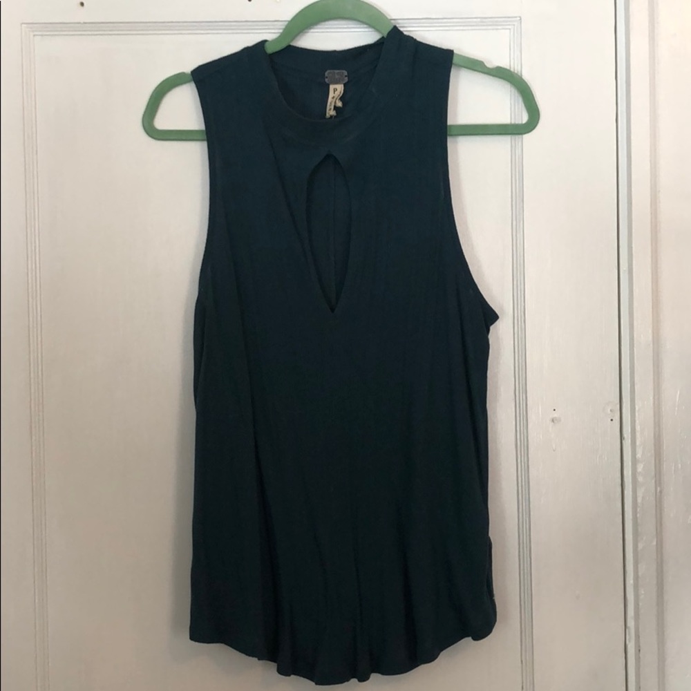 Free people mock turtleneck tank